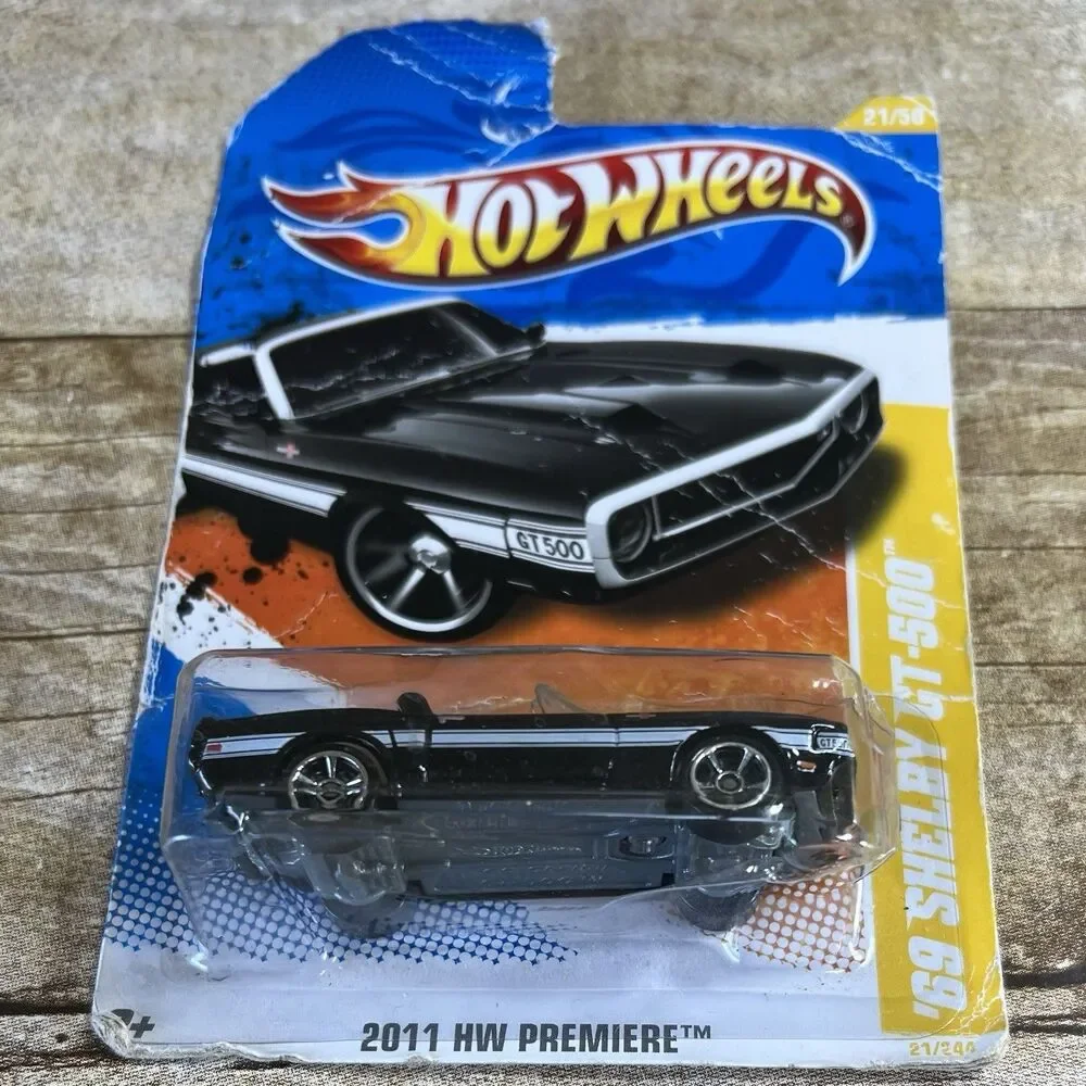 Hot Wheels 2011 HW Premiere 69 Shelby GT-500‎ Black 21/244 V5293
